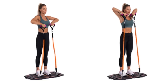 Gonex Portable Home Gym Workout Equipment with 14 Exercise