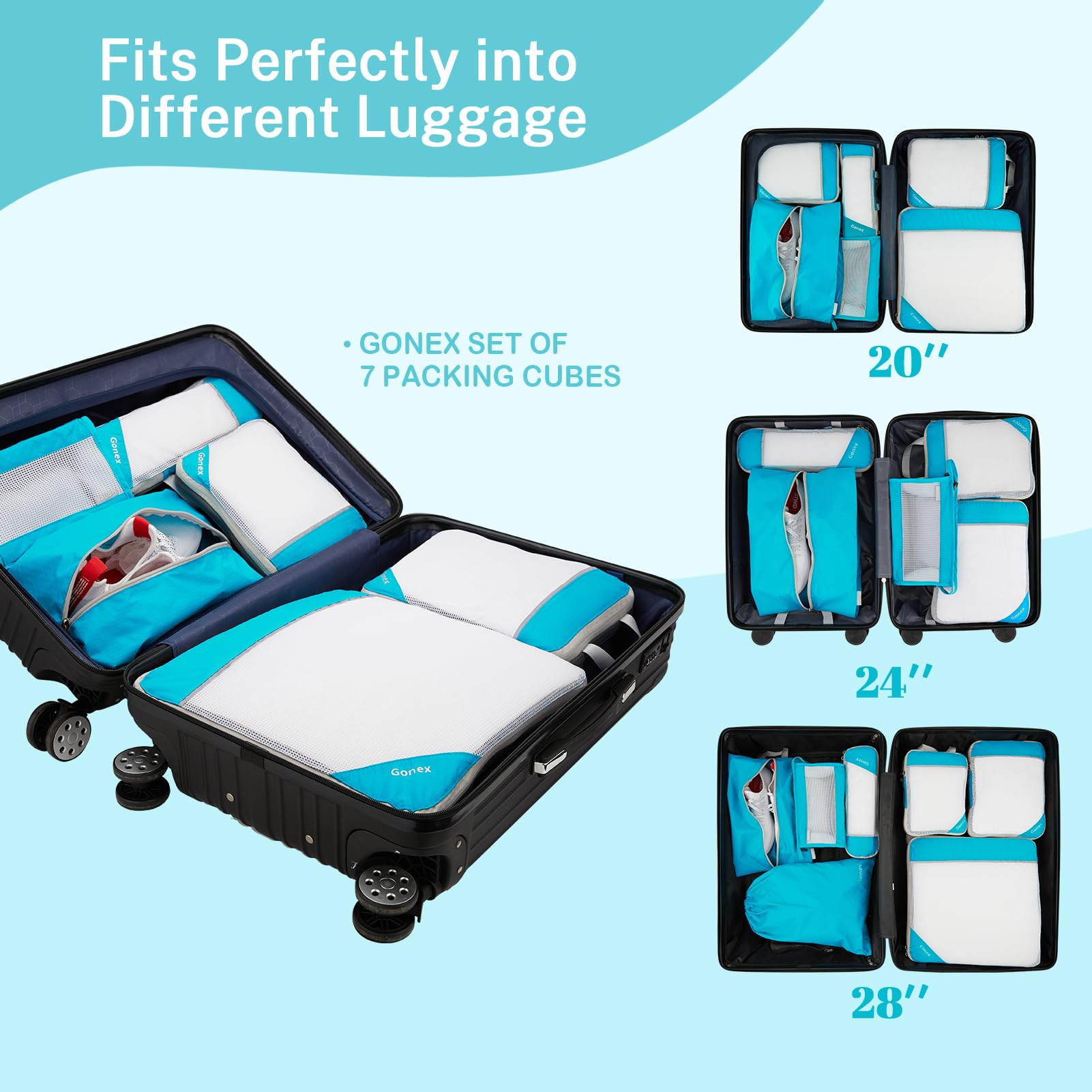 Recommended packing cubes online