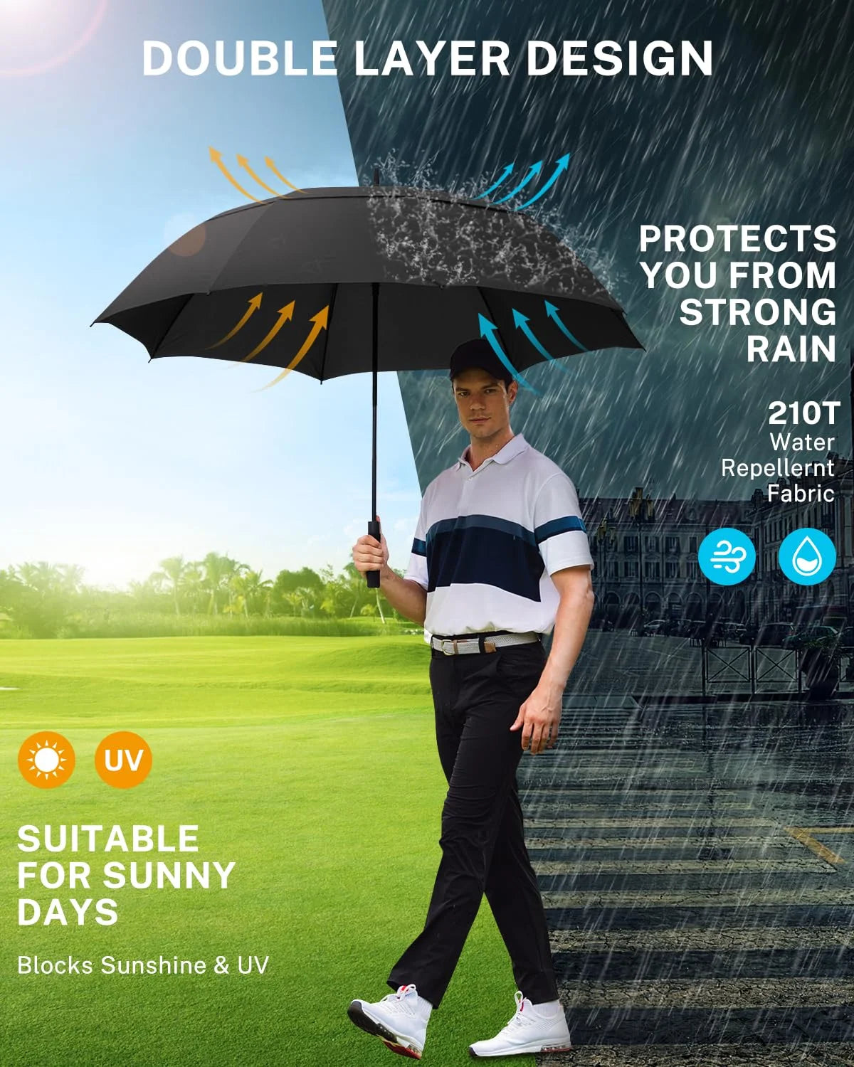 big golf umbrella