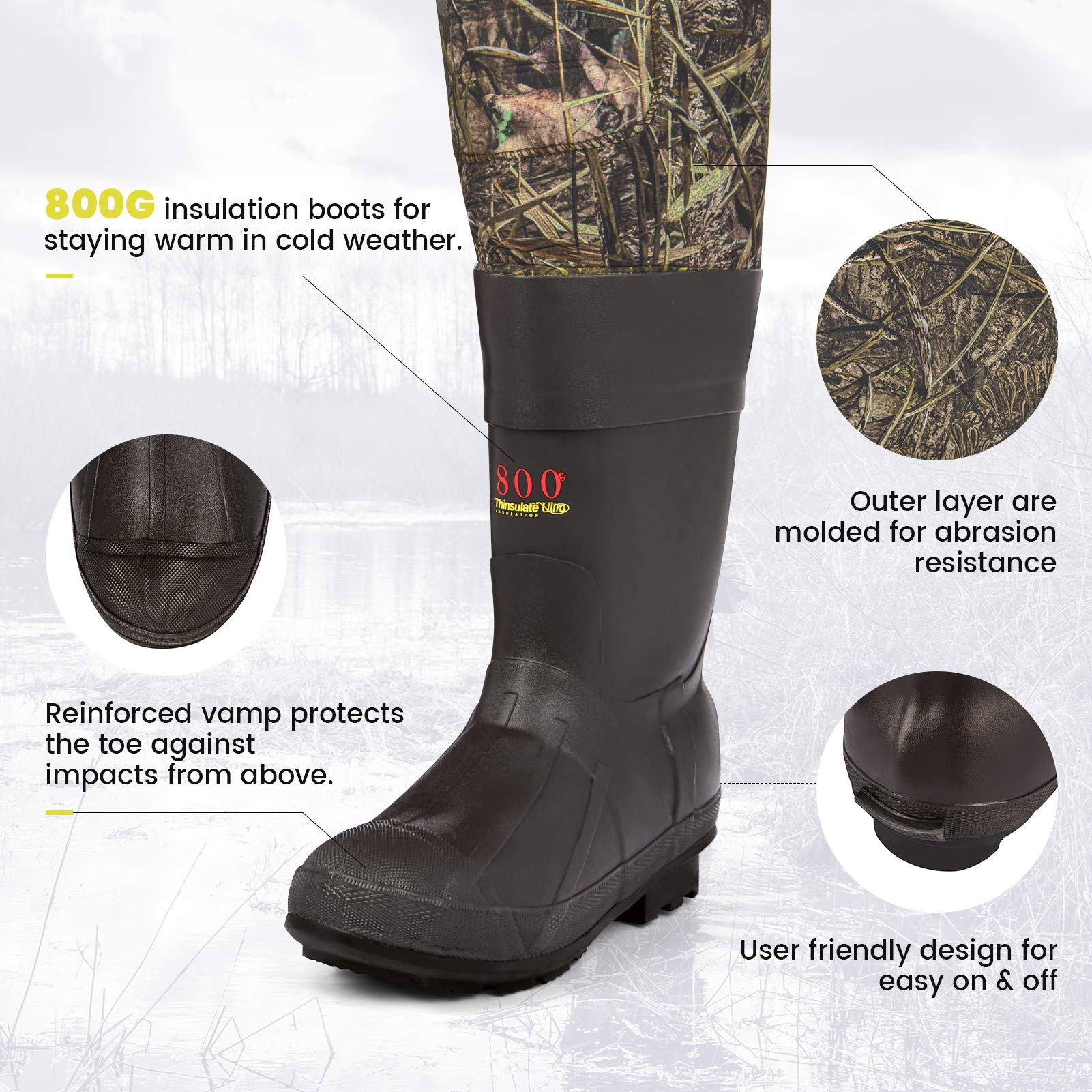 Boots hot sale 800g insulated