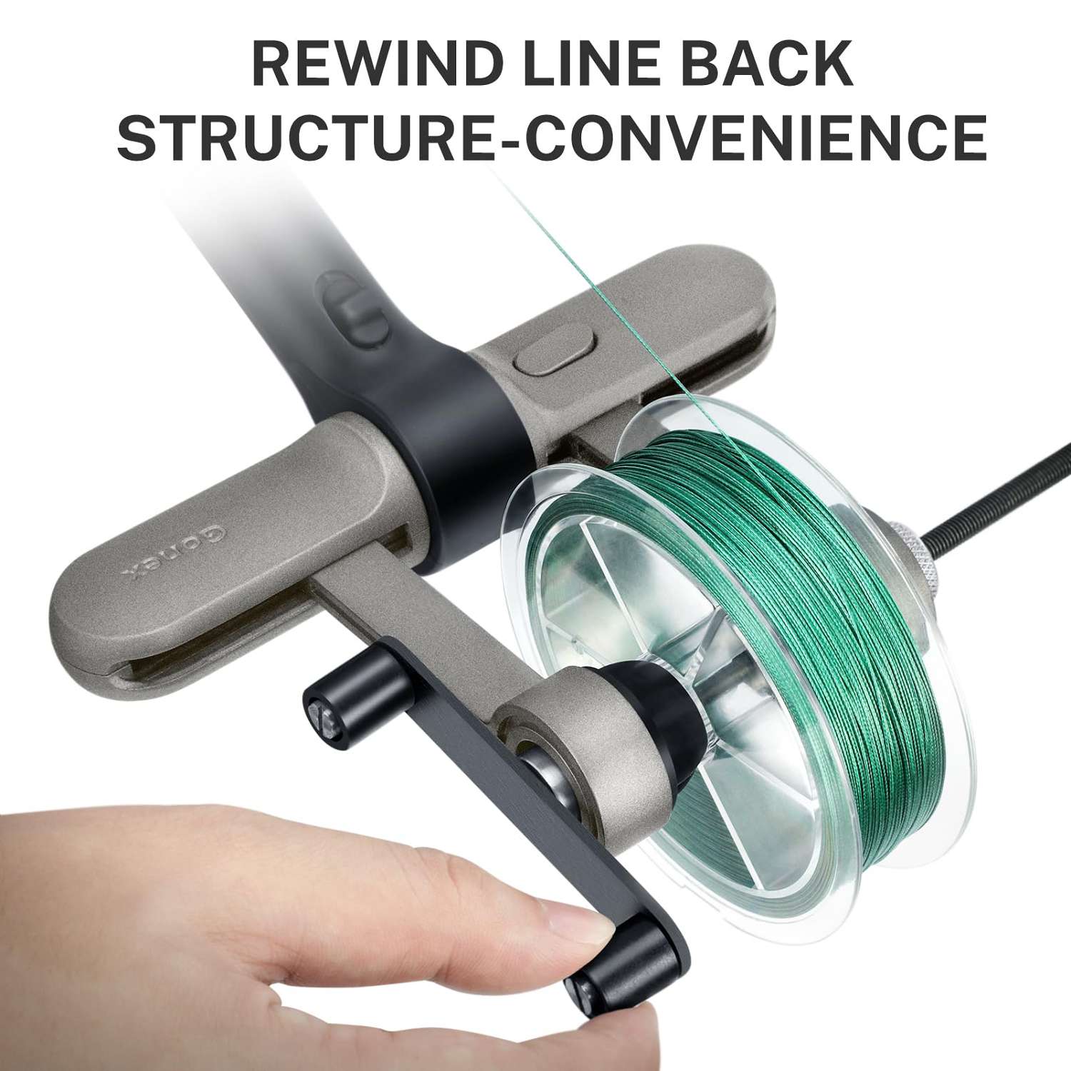 Pocket Portable In-Line FISHING LINE SPOOLER - Spool on the Fly