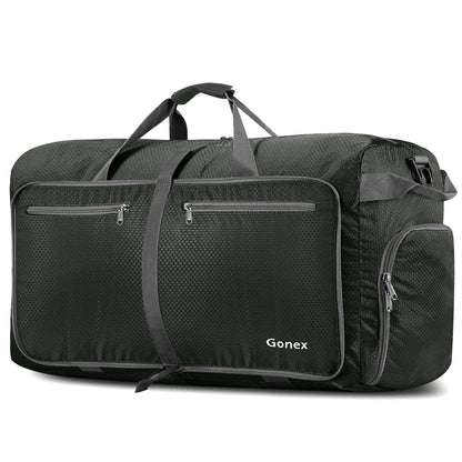 Gonex 80L Weekender Bag, faltbare, wasserdichte Reisetasche