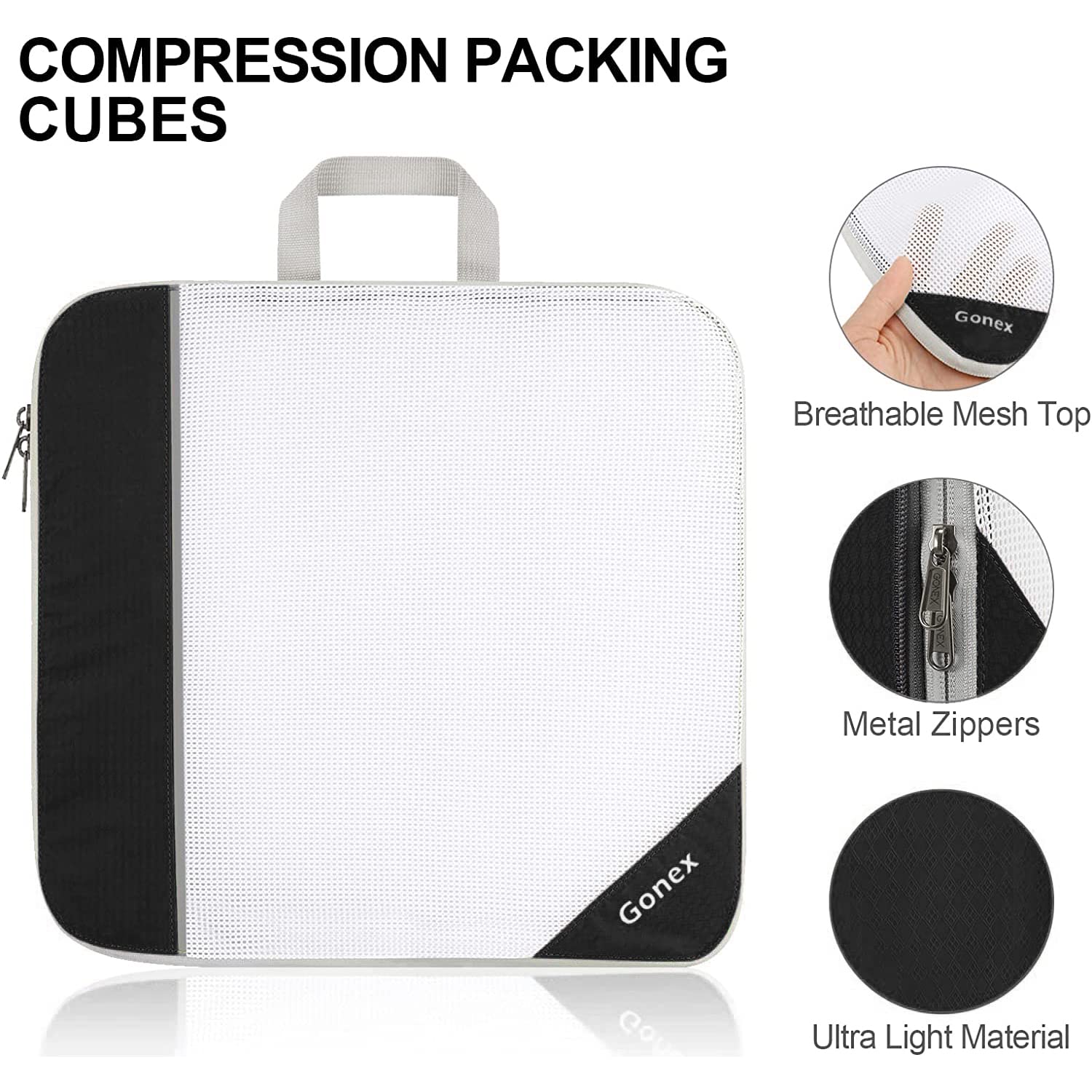 Gonex packing fashion cubes compression