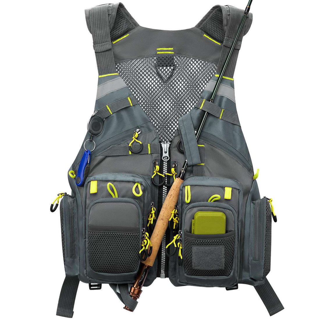 mesh fly fishing vest