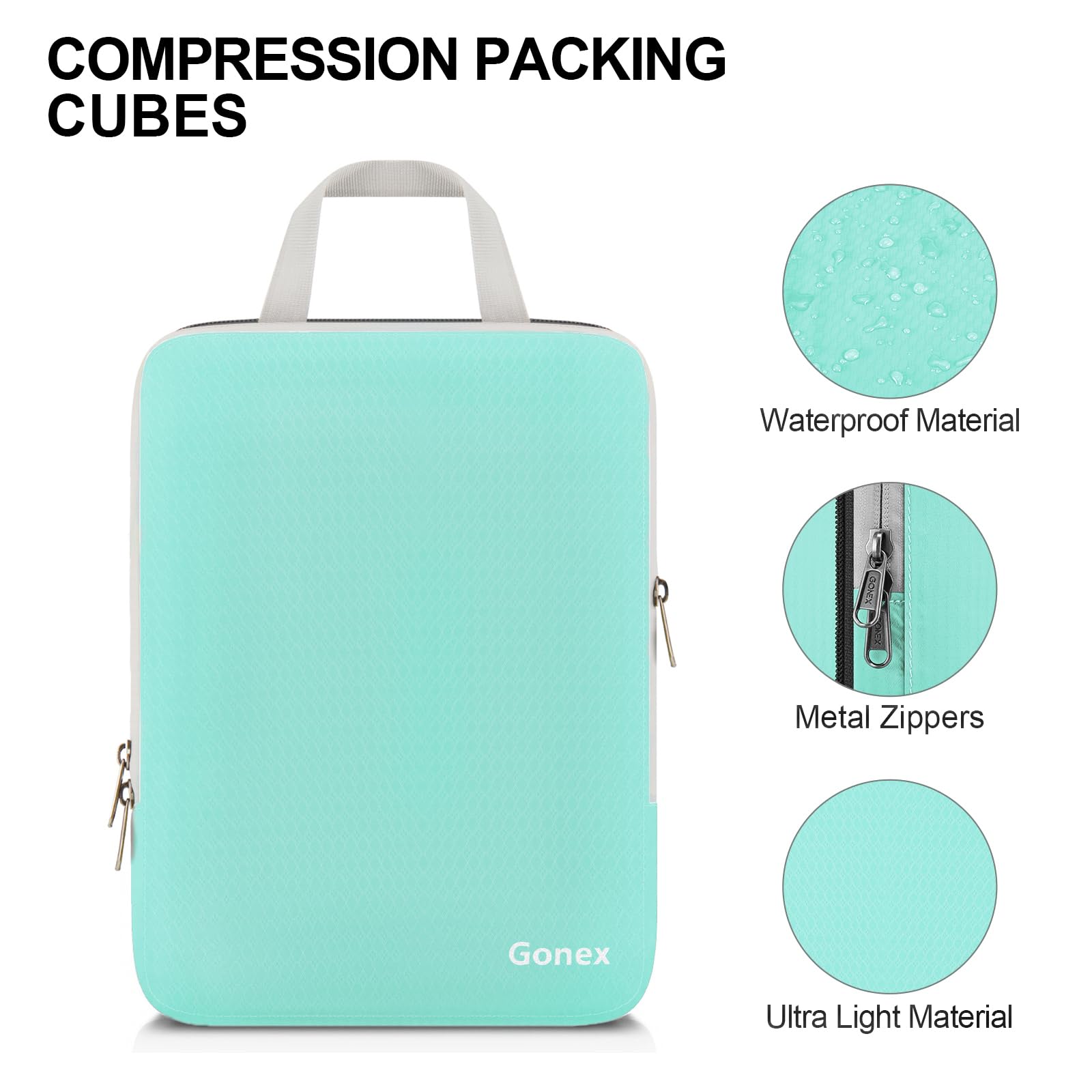 Gonex Compression Packing Cubes For Travel