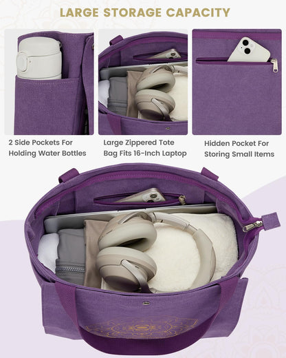 yoga bag with mat holder