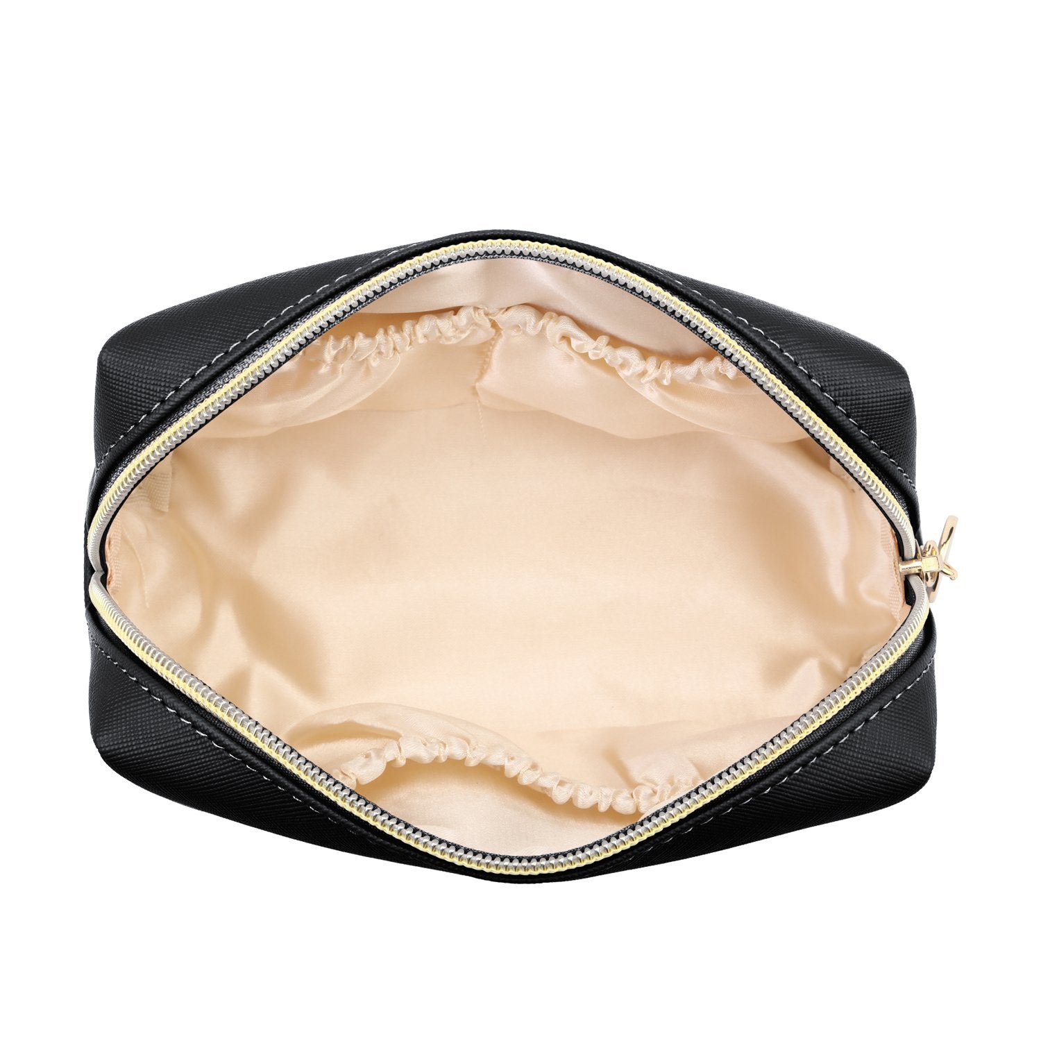 Small black store makeup bag