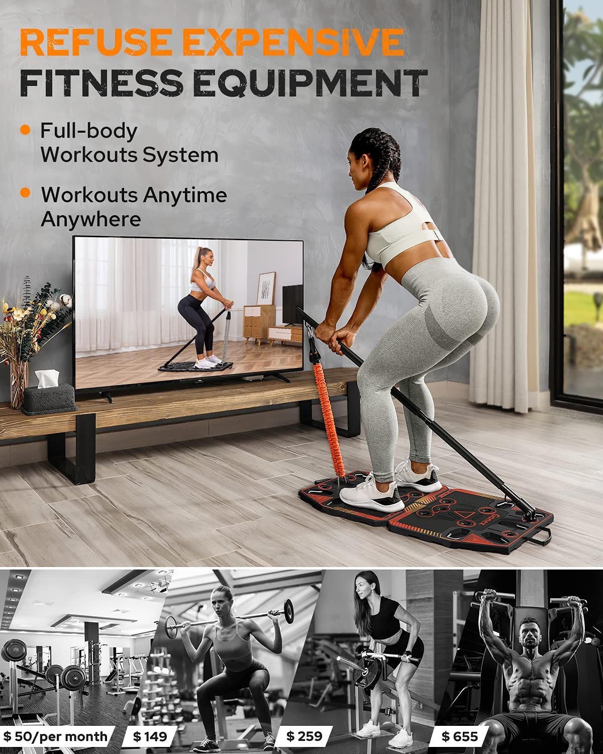 Portable cardio exercise equipment sale